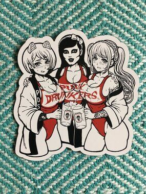 "Campaign Girl Aitsu" Punk Drunkers Magnet